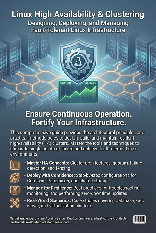 Linux High Availability & Clustering ebook cover