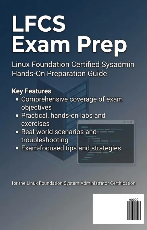 LFCS Exam Prep: Linux Foundation Certified Sysadmin ebook back cover