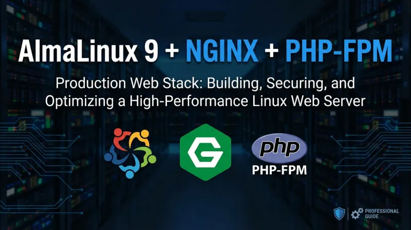 AlmaLinux 9 + NGINX + PHP-FPM ebook banner 3