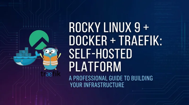 Rocky Linux 9 + Docker + Traefik: Self-Hosted Platform ebook banner 1