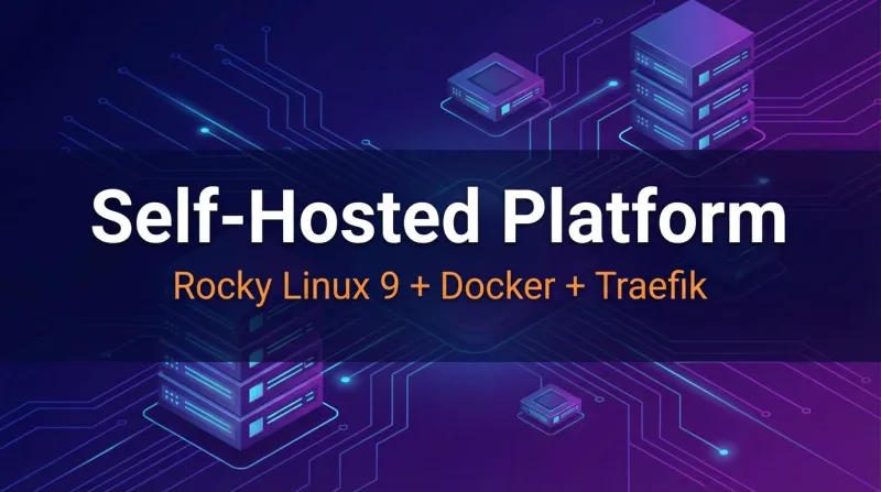 Rocky Linux 9 + Docker + Traefik: Self-Hosted Platform ebook banner 2