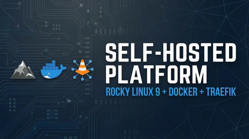 Rocky Linux 9 + Docker + Traefik: Self-Hosted Platform ebook banner 3