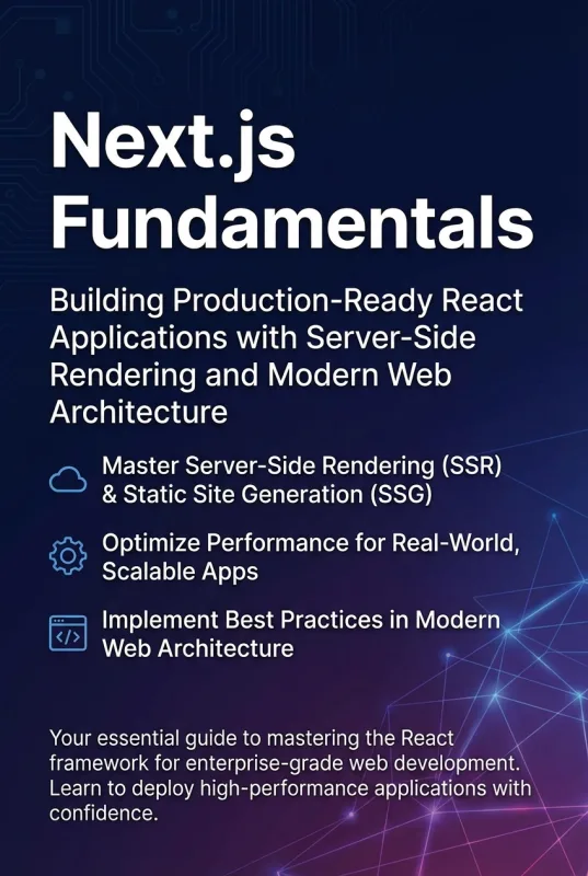 Next.js Fundamentals ebook back cover