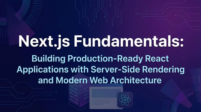 Next.js Fundamentals ebook banner 1