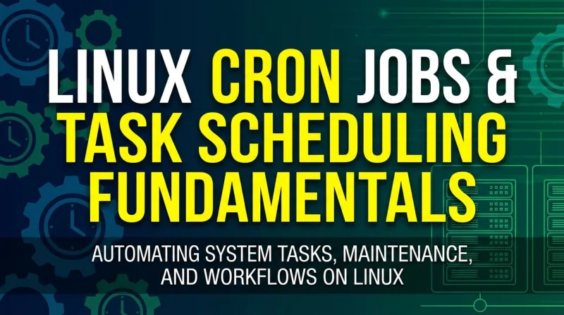 Linux Cron Jobs & Task Scheduling Fundamentals ebook banner 3