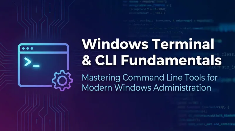 Windows Terminal & CLI Fundamentals ebook banner 2