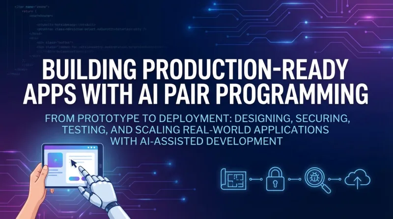 Building Production-Ready Apps with AI Pair Programming ebook banner 1