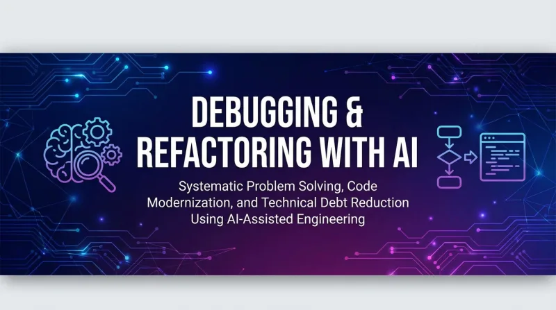 Debugging & Refactoring with AI ebook banner 1