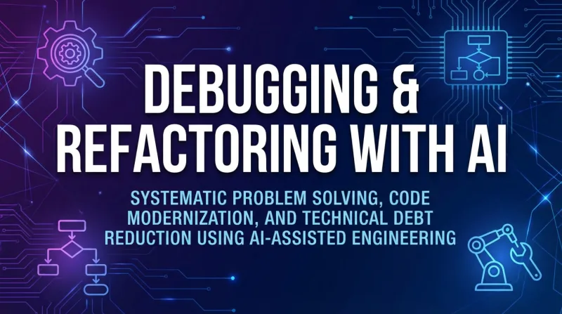 Debugging & Refactoring with AI ebook banner 2