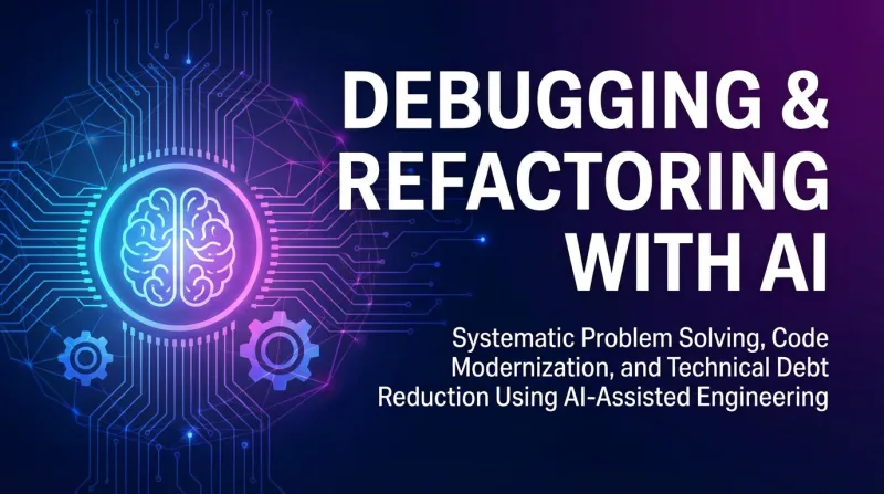 Debugging & Refactoring with AI ebook banner 4