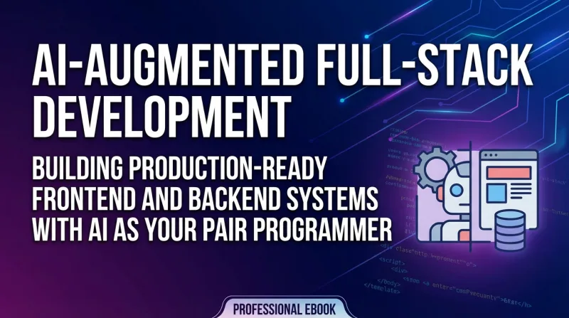 AI-Augmented Full-Stack Development ebook banner 1
