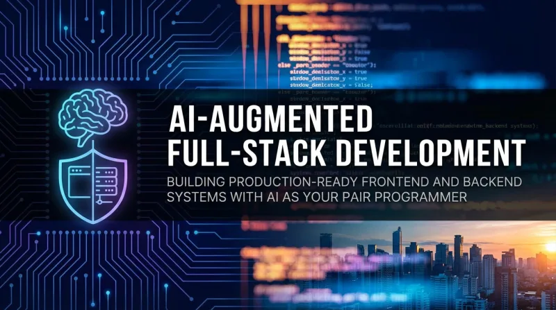 AI-Augmented Full-Stack Development ebook banner 2