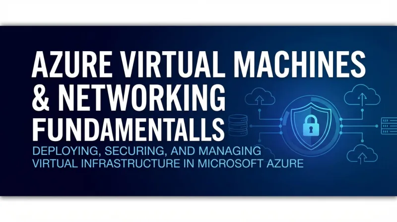 Azure Virtual Machines & Networking Fundamentals ebook banner