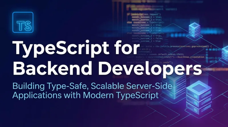 TypeScript for Backend Developer ebook banner 2