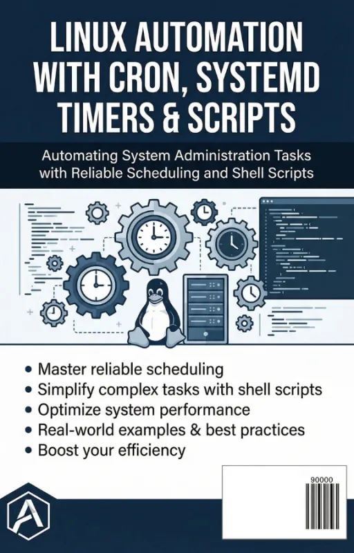 Linux Automation with Cron, Systemd Timers & Scripts ebook back cover