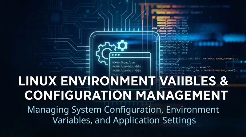 Linux Environment Variables & Configuration Management ebook banner cover