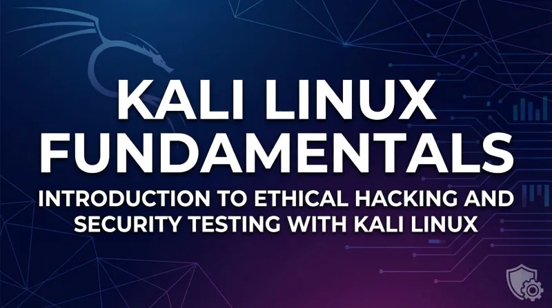 Kali Linux Fundamentals ebook banner 3