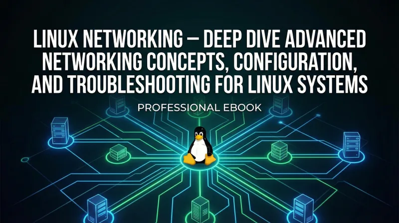 Linux Networking - Deep Dive ebook banner 1