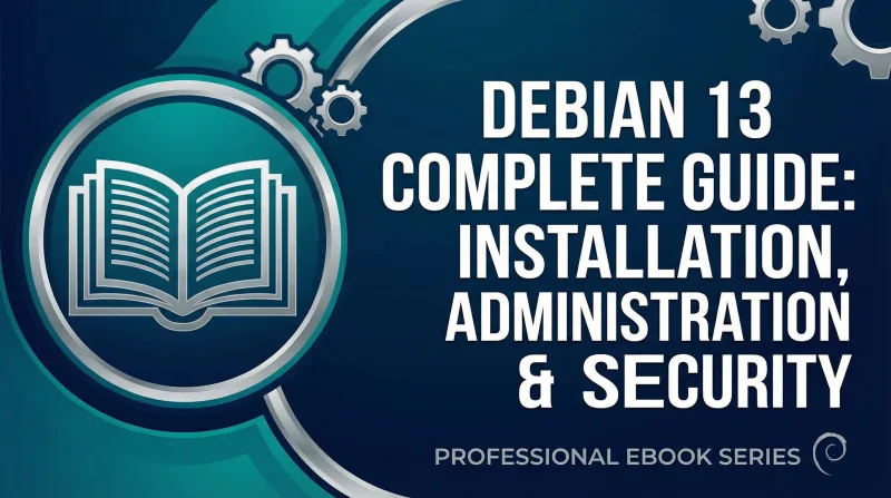 Debian 13 Complete Guide: Installation, Administration & Security ebook banner 2
