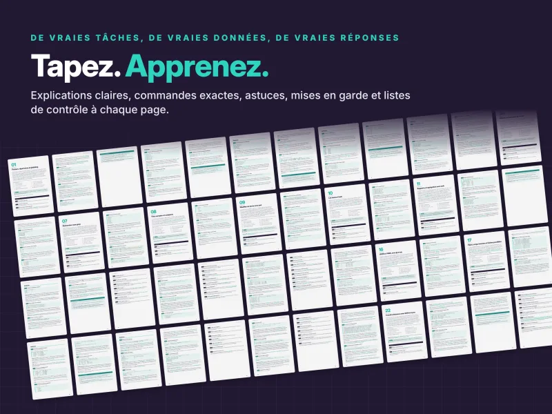Apprendre Linux avec des exercices pratiques sur grep, awk, sed et les commandes du terminal