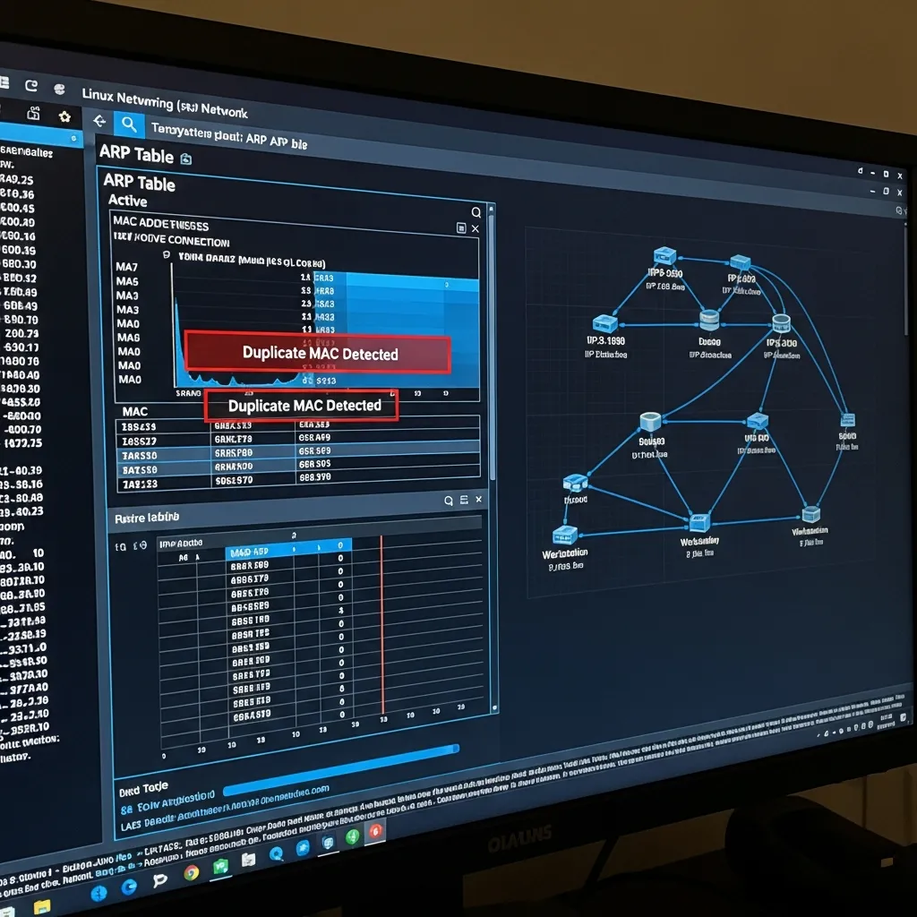 ARP Table Monitoring: Detect MAC Spoofing and Network Anomalies on Linux