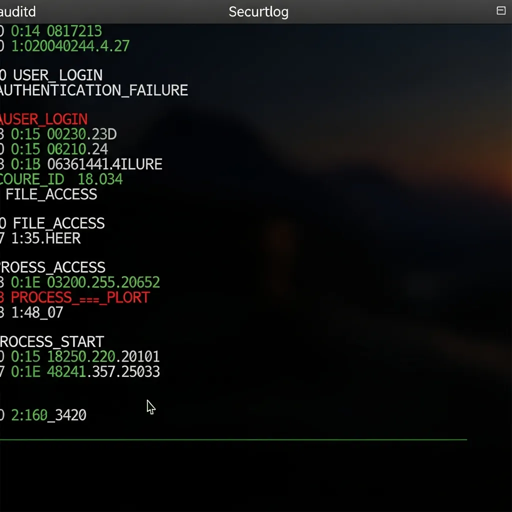 Linux Audit Log Analysis: Detecting Security Events with auditd