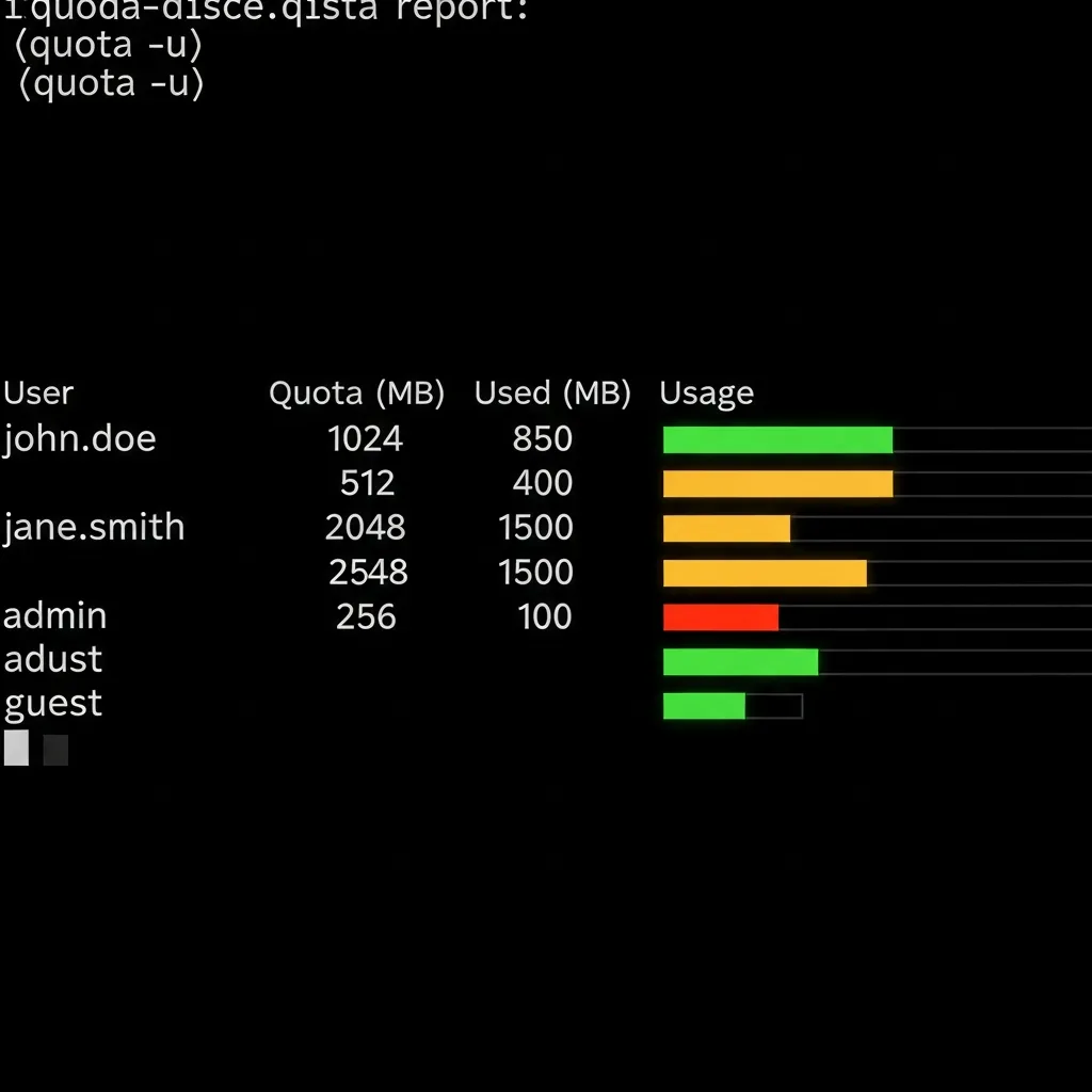 Linux Disk Quota Management: User and Group Storage Limits