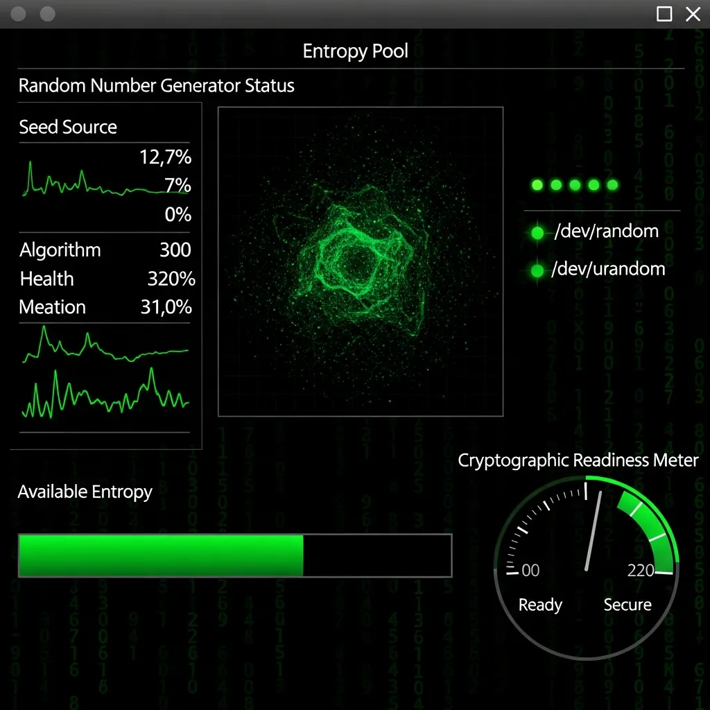 Linux System Entropy: Monitoring Random Pool for Cryptographic Operations