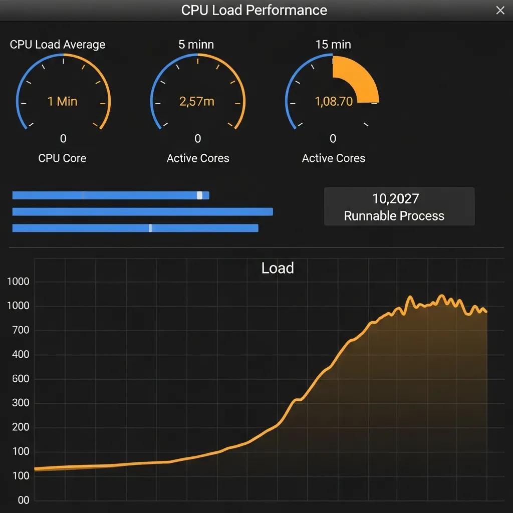 Linux Load Average Explained: CPU Pressure, Runnable Processes, and Bottlenecks