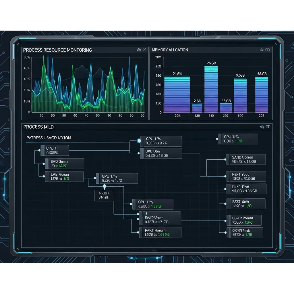 Linux Process Resource Monitoring: CPU, Memory, and Load Analysis