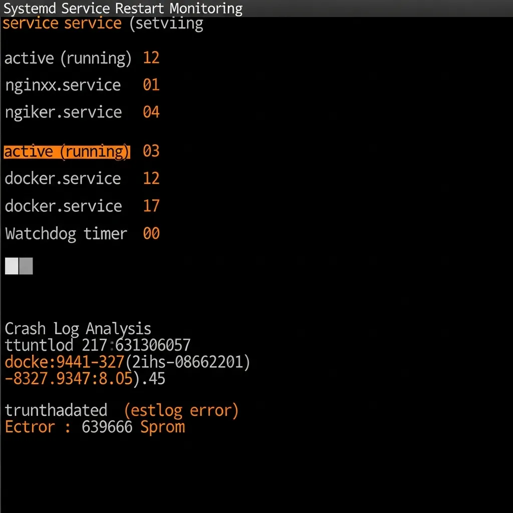 Linux Service Reliability: Monitoring Auto-Restarts, Crashes, and Watchdogs