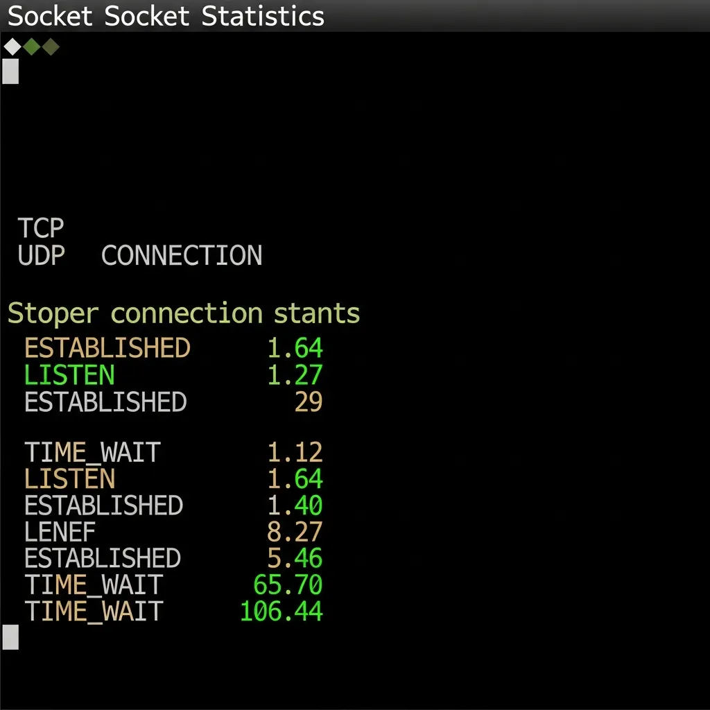 Linux Socket Statistics: TCP/UDP Connection Analysis with ss Command