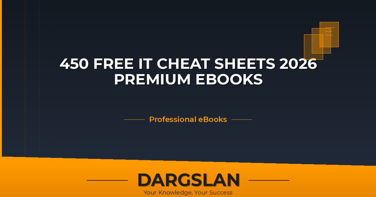 450 Free IT Cheat Sheets 2026 + Premium eBooks – Linux, DevOps, CCNA ...