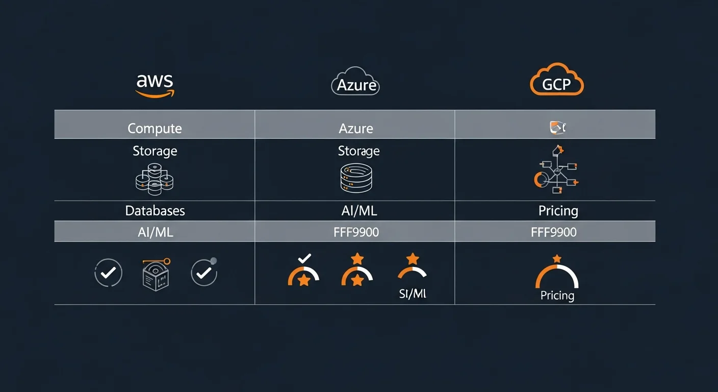 Azure vs AWS vs GCP Comparison