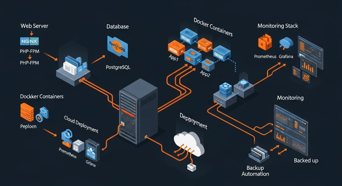 Debian 13 deployment and web server setup