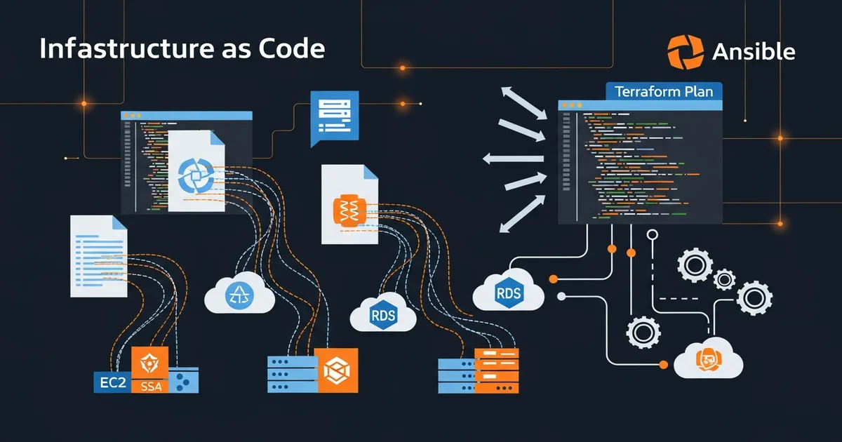 Infrastructure as Code with Terraform and Ansible visualization