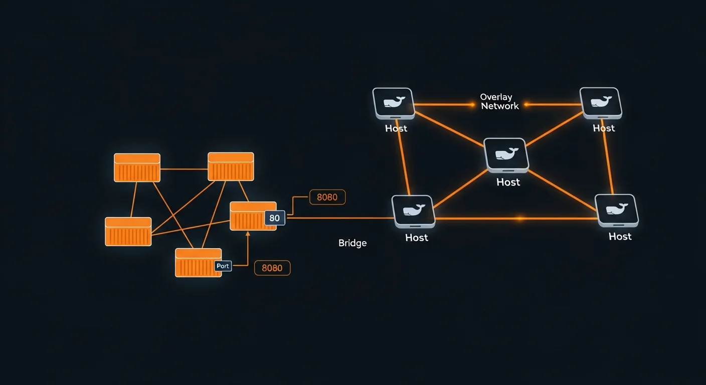 Docker Networking - Bridge, Host, and Overlay Networks