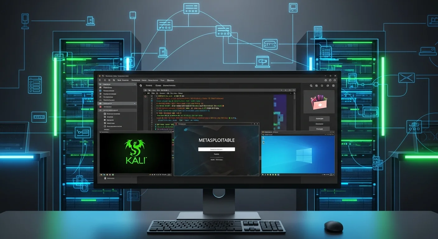 Kali Linux Security Lab Setup with Virtual Machines