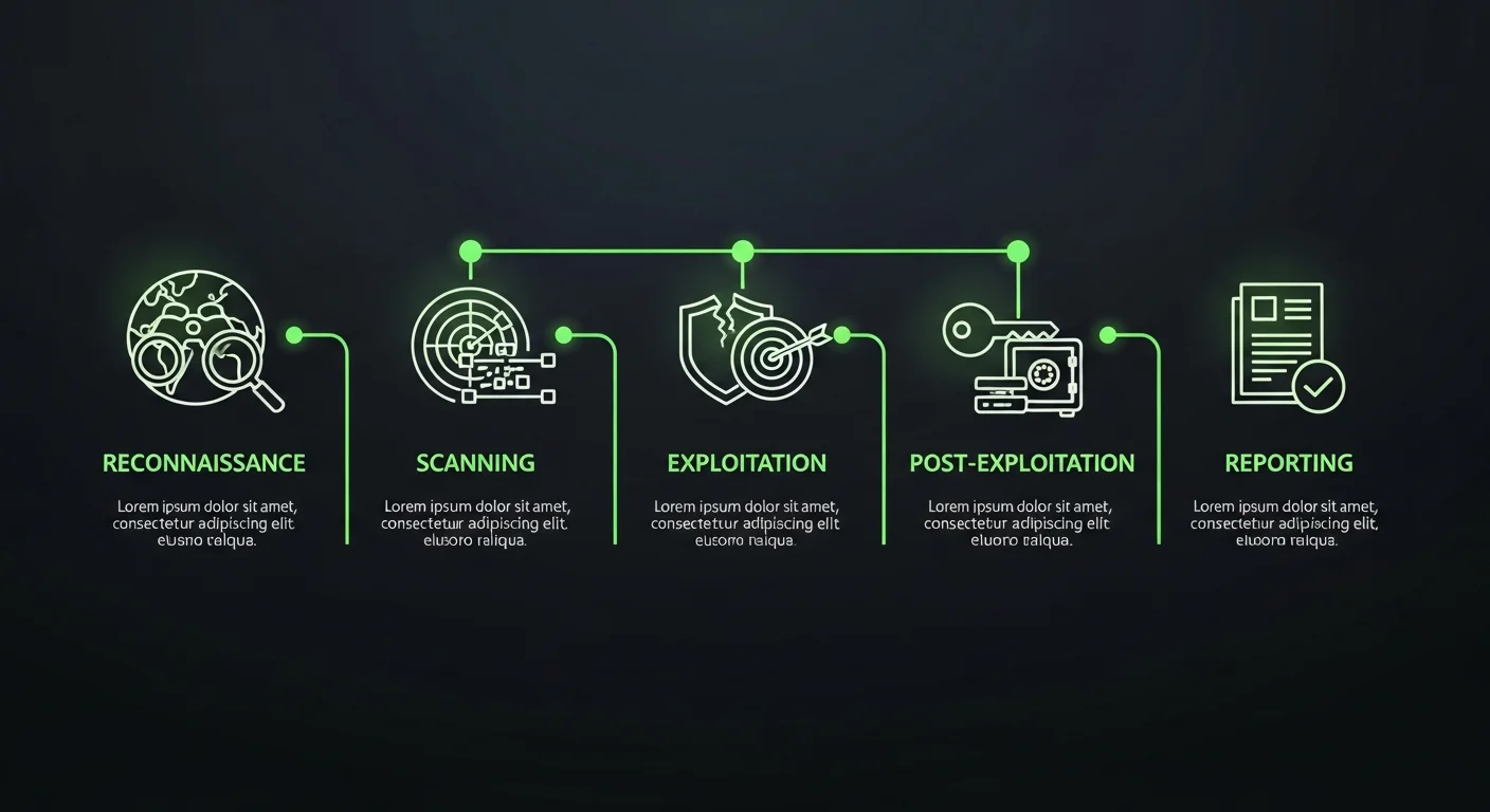 Penetration Testing Workflow - Reconnaissance to Reporting