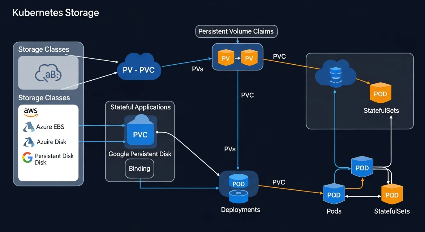 Kubernetes Storage - PersistentVolumes and StorageClasses