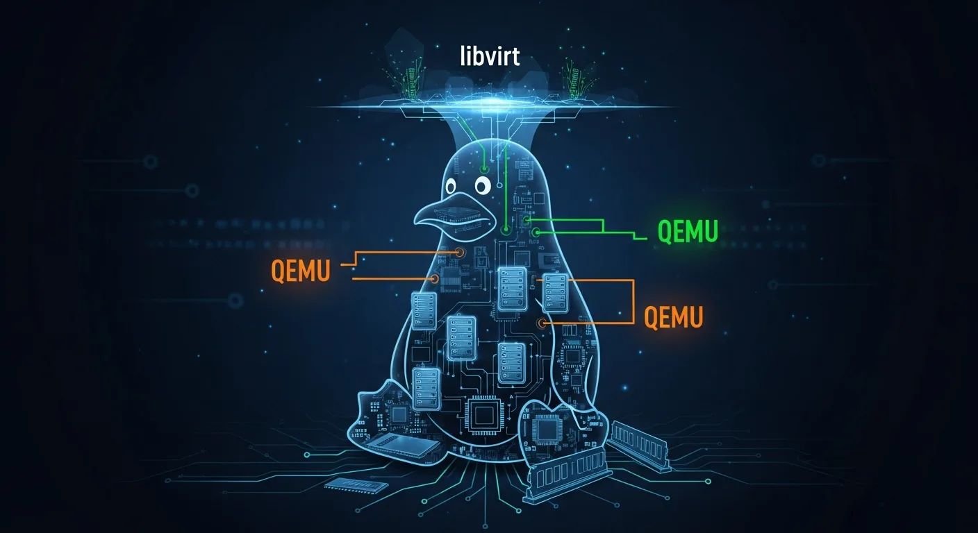 KVM Linux Virtualization Complete Guide: virsh, QEMU & libvirt (2026)