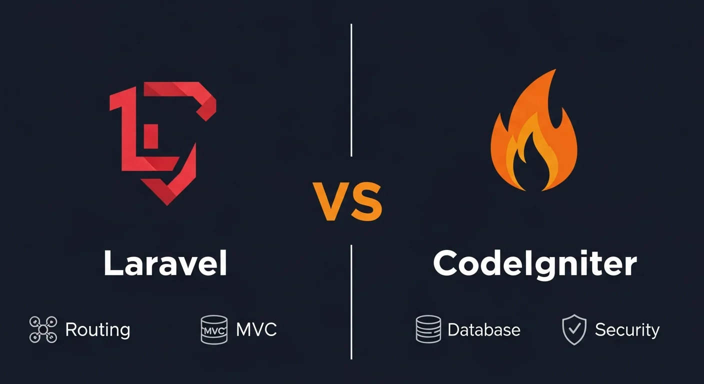 Laravel vs CodeIgniter in 2026: Which PHP Framework Should You Choose?