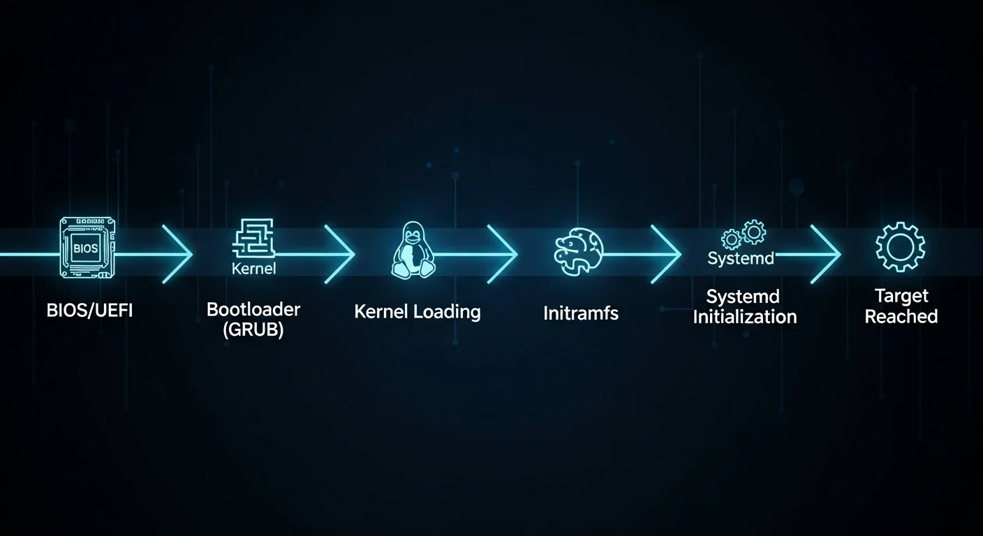 Linux Boot Process Stages from BIOS to User Space