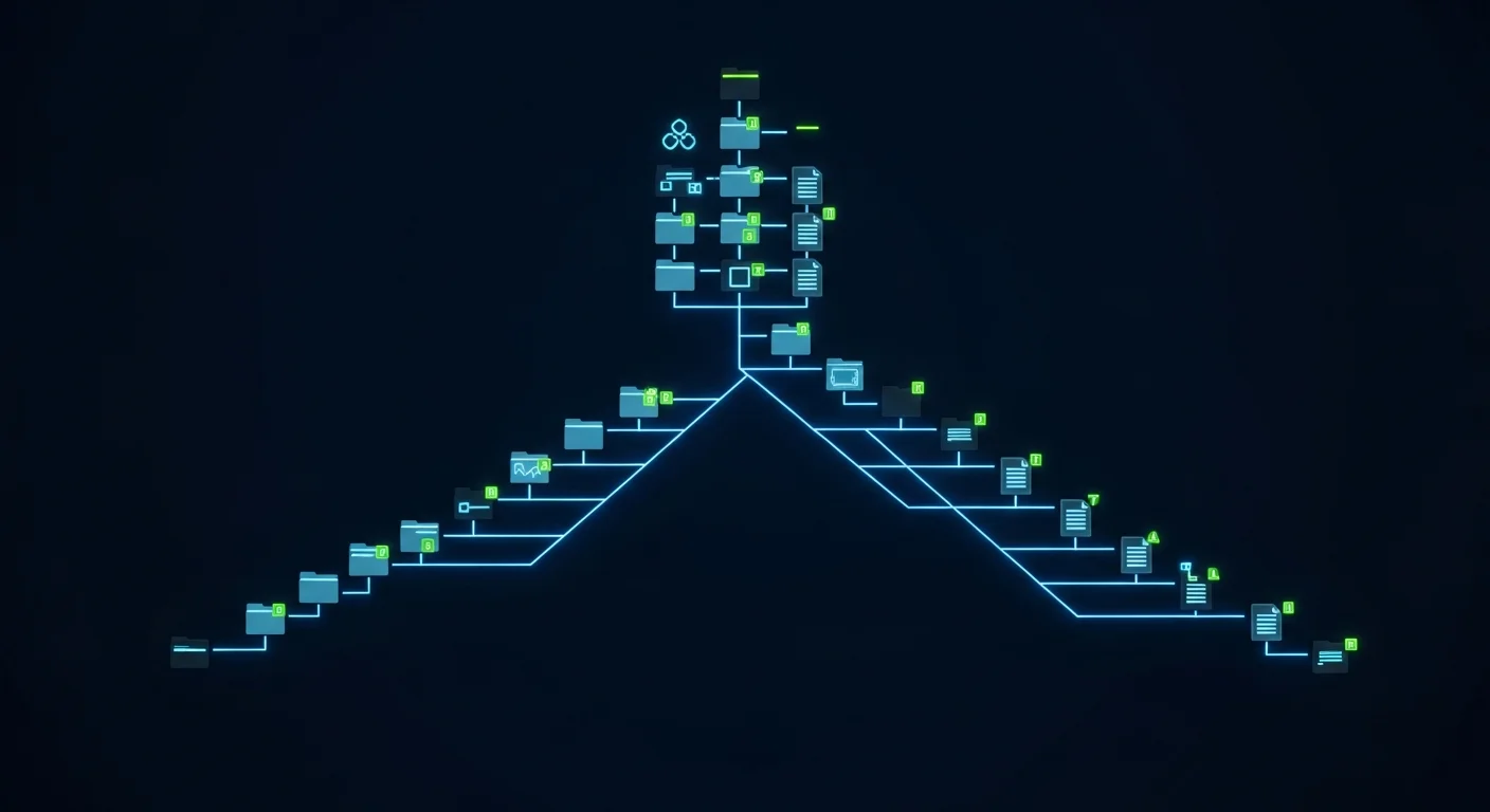 Linux filesystem hierarchy visualization