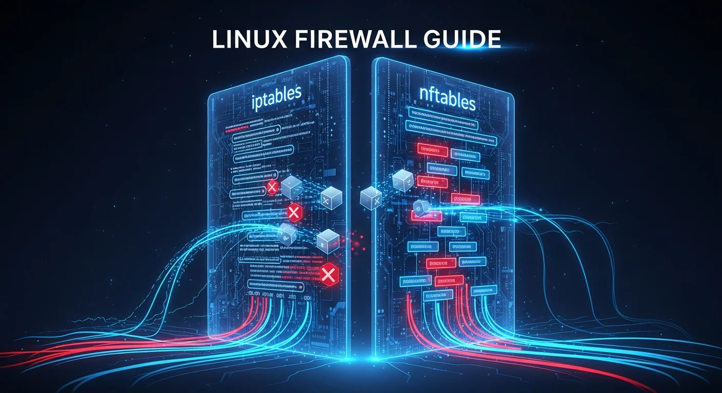 Linux Firewall Configuration: iptables and nftables Complete Guide