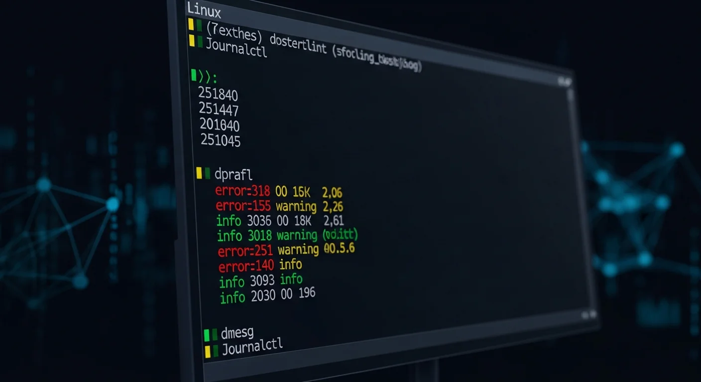journalctl and dmesg Boot Log Analysis on Linux