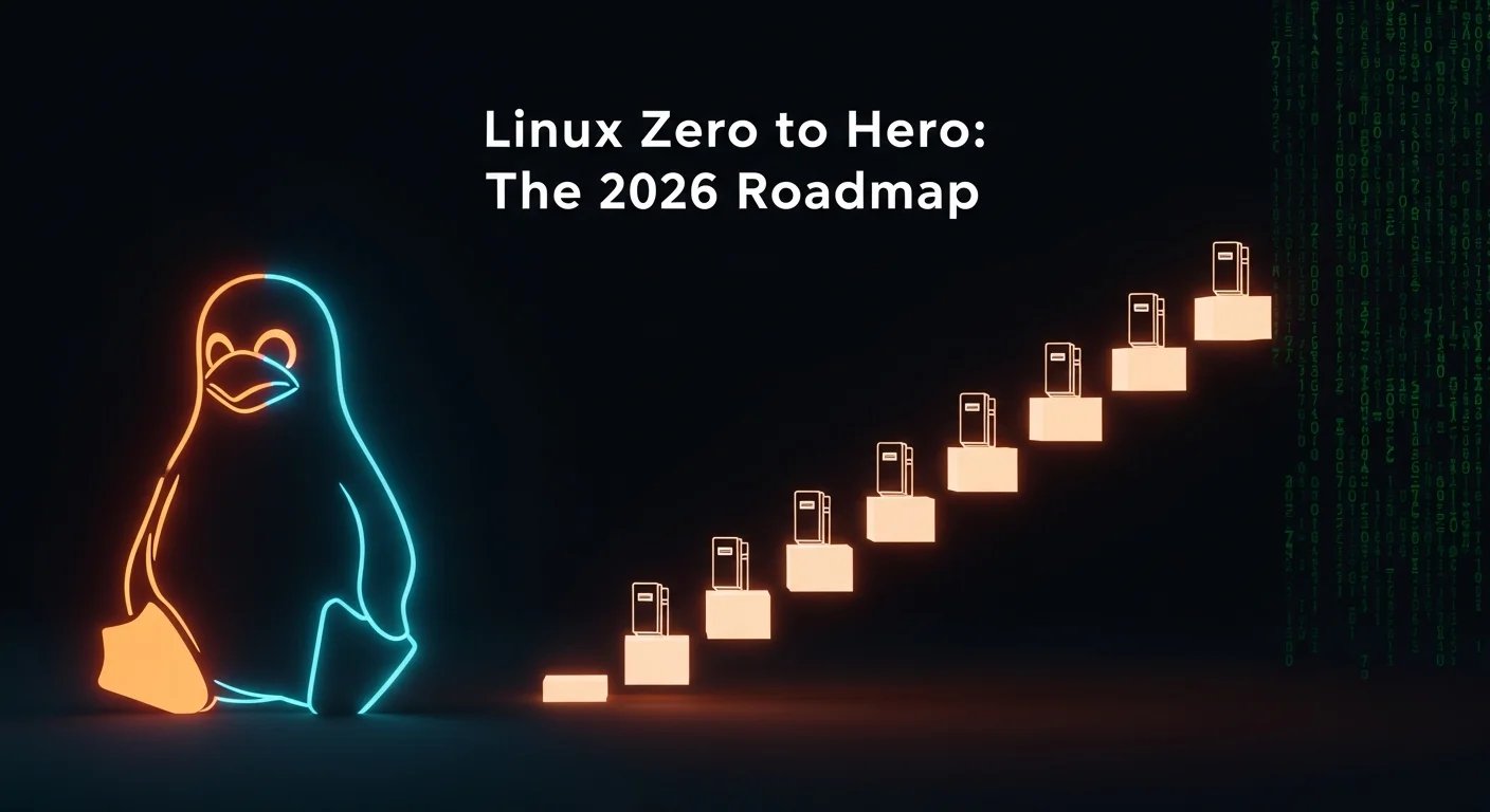 Linux Zero to Hero: The Complete 2026 Learning Roadmap (8 Books, 1 Path)