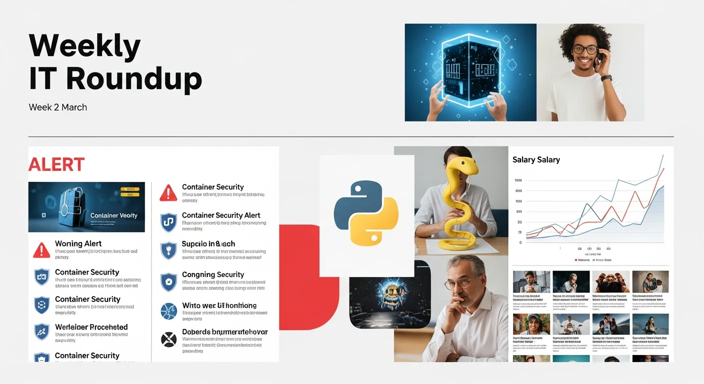 This Week in IT: Container Security Alerts, Python 3.14 Preview, and DevOps Salary Trends
