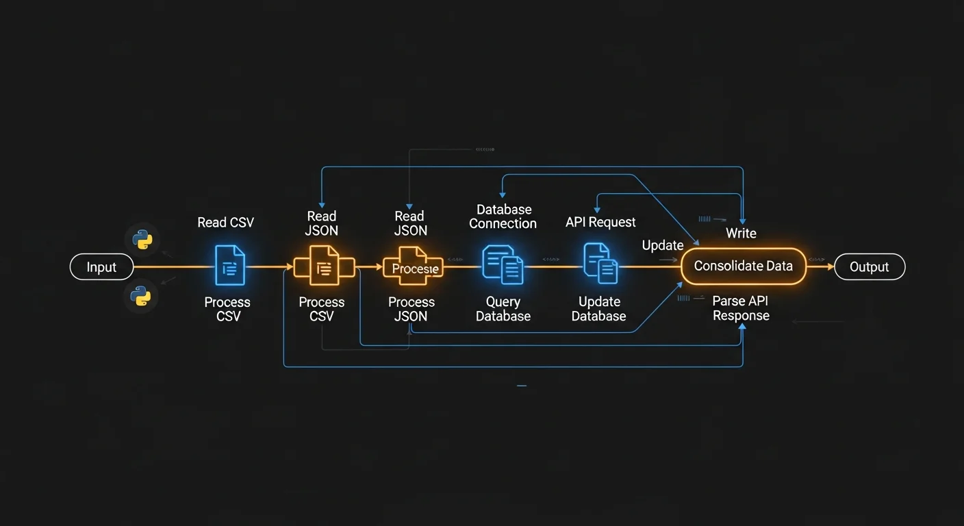 Python File I/O and Data Processing