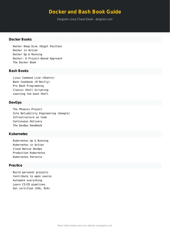 Docker and Bash Book Guide